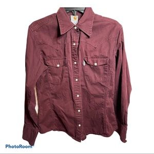 Carhartt Women's Button Up Long Sleeve Small